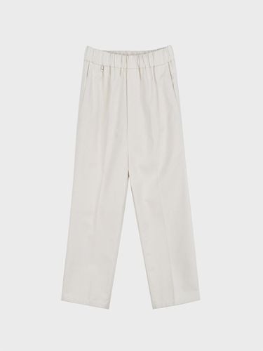 Cotton Twill Banding Pants - LIEU HOMME - Modalova