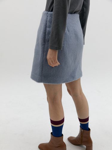 Warm Hair Mini Skirt (Sky Blue) - molto - Modalova