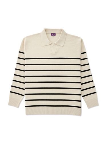 Overfit Stripe Knit Sweater - STCO - Modalova