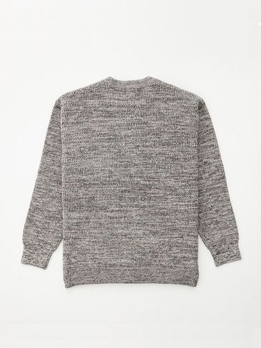 Overfit Ribbed Knit Sweater (Beige) - STCO - Modalova