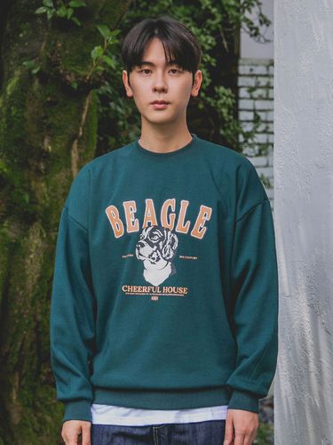 Beagle Overfit Sweatshirt (4 Colors) - alvinclo - Modalova