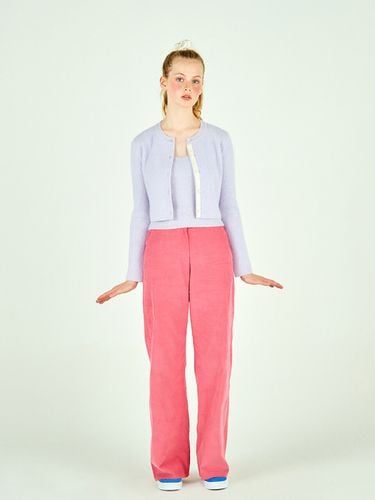 Soft Crop Cardigan_Purple_Mint - JOHNNY HATES JAZZ - Modalova