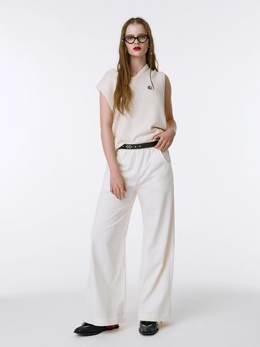 Corduroy Banding Pants 003 _ Swan - Qduroy - Modalova