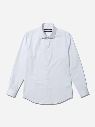 Slim-Fit Semi-Wide Collar Dress Shirt _ - T.I FOR MEN - Modalova