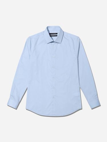 Slim-Fit Semi-Wide Collar Dress Shirt _ - T.I FOR MEN - Modalova