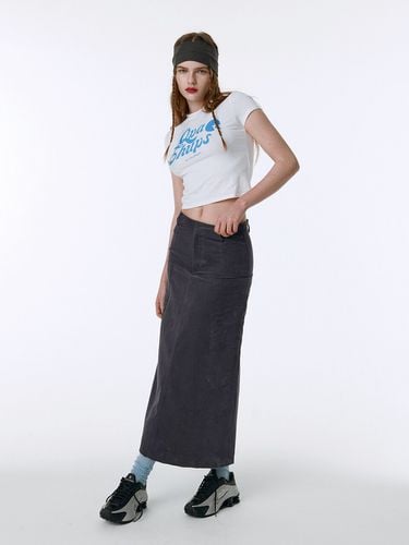 Corduroy Long Skirt 001_Penguin - Qduroy - Modalova