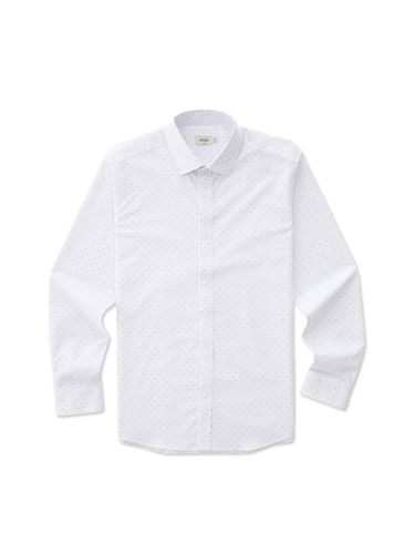 Slim Fit Allover Shirt (White) - STCO - Modalova