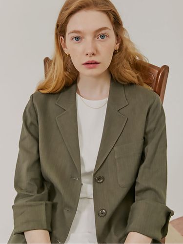 Vintage Work Jacket - Army Green - DEFIN - Modalova