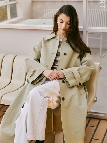 Ada Single Trench Coat - OSTKAKA - Modalova