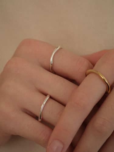 Melting Simple Ring No.4 - emott - Modalova