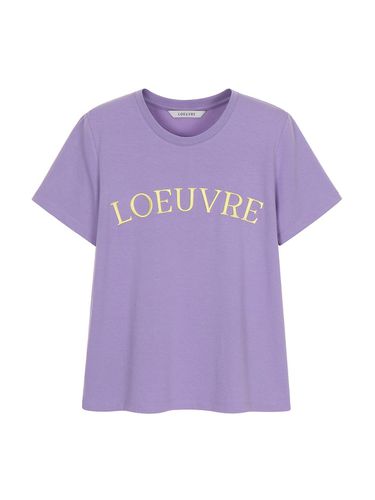 Logo Embroidery T-shirt - (SW2ME665-81) - LOEUVRE - Modalova