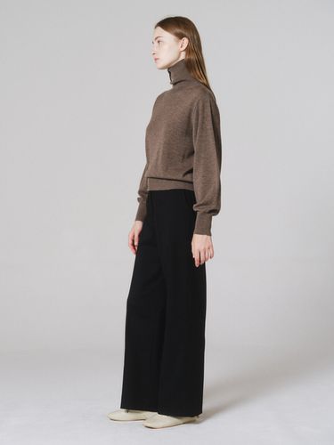 Fine wool turtleneck (Brown) - NONNIERE - Modalova