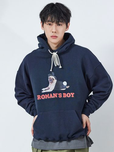 Roman Boy Hoodie Sweatshirt - Navy - beyondcloset - Modalova