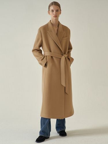 Cashmere Belted Coat - FACADE PATTERN - Modalova