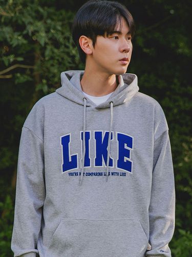 LIKE Overfit Hoodie (5 Colors) - alvinclo - Modalova