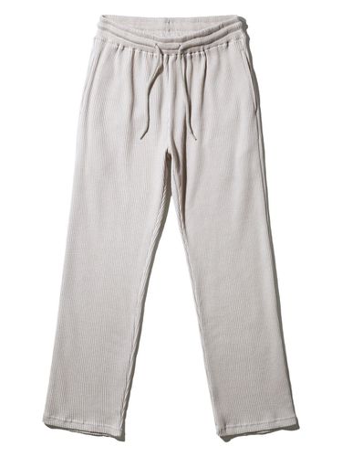 Waffle Semi Wide Fit Training Pants - alvinclo - Modalova