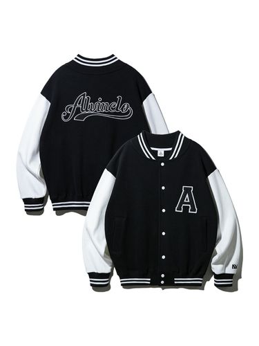 Button Down Base Ball Varsity Jacket - alvinclo - Modalova