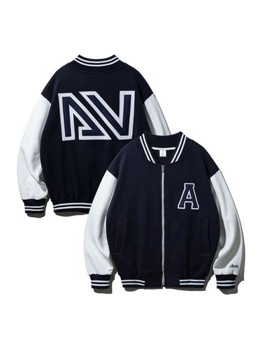 Logo Base Ball Varsity Jacket - alvinclo - Modalova