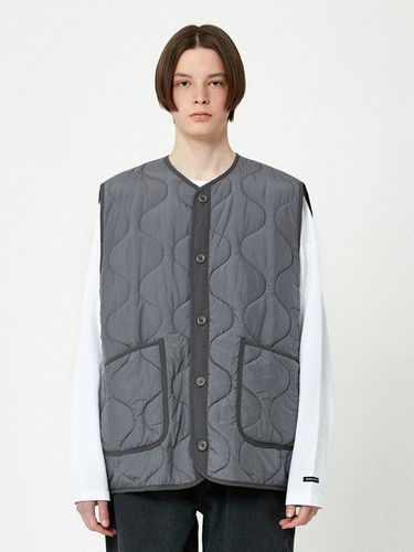 Oversized Quilted Vest - 5colors - Fluke - Modalova