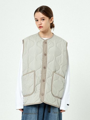 Oversized Quilted Vest - 5colors - Fluke - Modalova