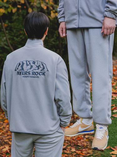 Ayers Rock Fleece Zip-Up Jogger Pants Set - alvinclo - Modalova