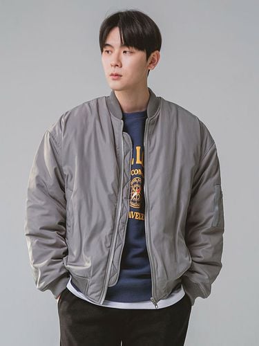 Alvinclo Casual Hooded MA-1 Jacket - alvinclo - Modalova