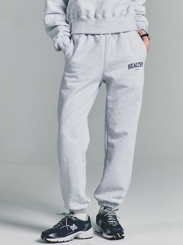 Healthy Sweatpants [White Melange] - PaperBoy - Modalova