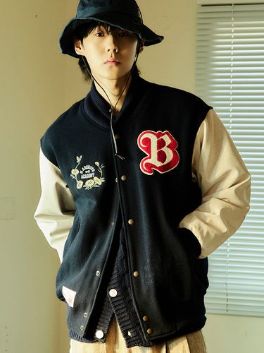 Collection] Archive Logo Wool Stadium Jacket _ NV - beyondcloset - Modalova