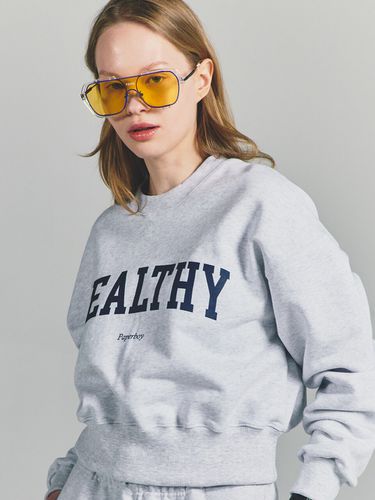 Crop Healthy Sweatshirt [] - PaperBoy - Modalova