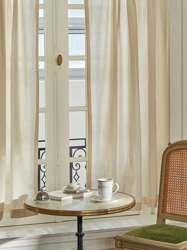 Natural Beige Cotton Curtain_Short - DECOVIEW - Modalova