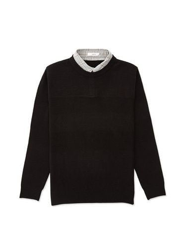 DIEMS by ] Shirt Layered Knit Top_Black - STCO - Modalova