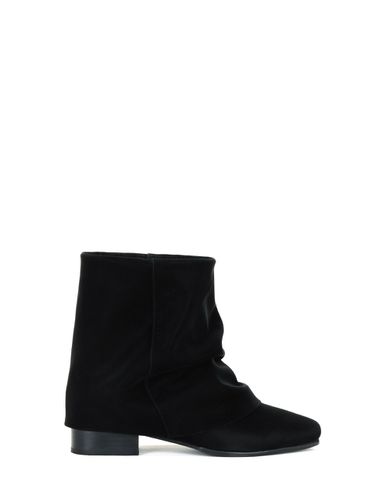 Wrinkle Leather Boots_Black (Short) - THREE TO EIGHTY - Modalova