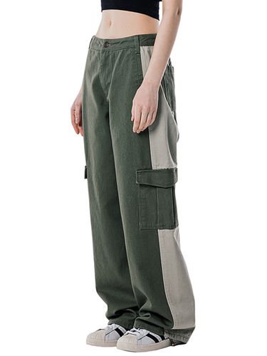 Two-tone Cargo Pants _Khaki Beige - runningHIGH - Modalova