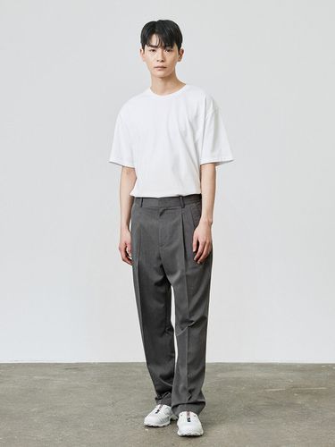 Gurkha Pleated Pants _ Charcoal - THE KNIT COMPANY - Modalova