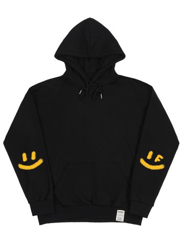 Unisex Smile Hoodie - Navy - GRAVER - Modalova