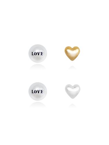 Pearl Love Set Earrings AE422015 - ANNAFLAIR1986 - Modalova