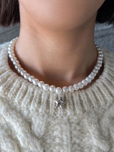 Pearl Star Pendant Necklace (2 Colors) AN422013 - ANNAFLAIR1986 - Modalova