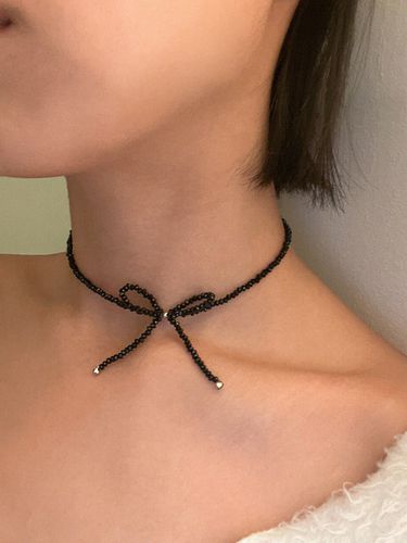 Small Ribbon Necklace (2 Colors) AN422015 - ANNAFLAIR1986 - Modalova