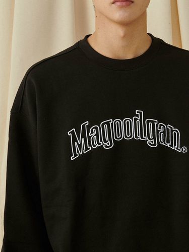 Acareet 3317 Fleece Volume Embroidery Sweatshirt - MAGOODGAN - Modalova