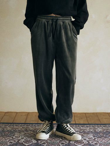 Jogger 4604 Corduroy Fleece Pants_Grey - MAGOODGAN - Modalova