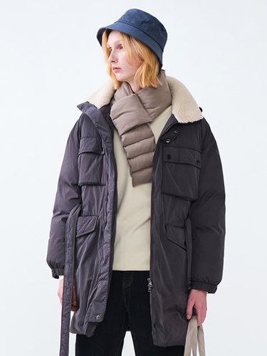 Hooded Down Coat (Gray) - STCO - Modalova