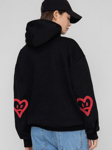 Unisex Elbow Heart Smile Hoodie - 5colors - GRAVER - Modalova