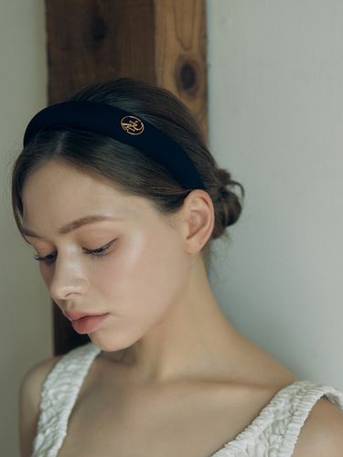 Volume Satin Hairband_Black - ANOETIC - Modalova