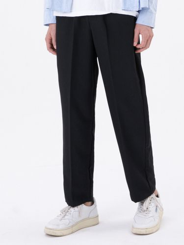 Wide Crop Banding Slacks Pants _ - PEPPERSEASONING - Modalova