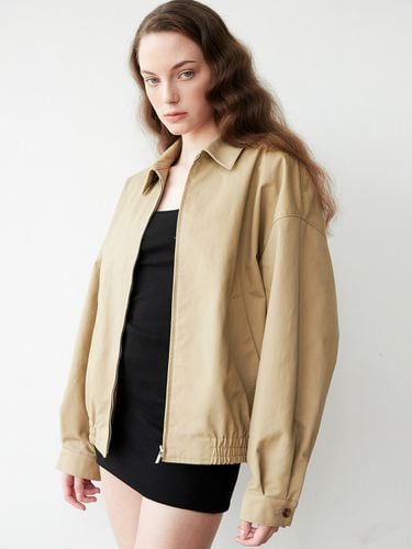 Basic Blouson Jacket 004 Beige - MUDIDI - Modalova