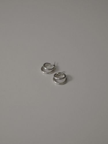 Double Hoop Earrings - mnemo - Modalova