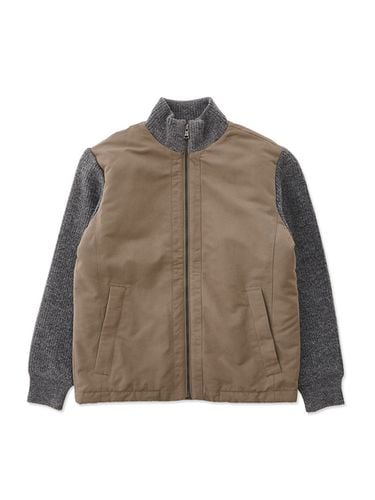 Hybrid Zip-Up Jacket (Beige) - STCO - Modalova