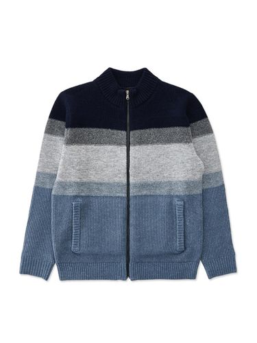 Knit Block Wind Breaker Zip-Up Jacket () - STCO - Modalova