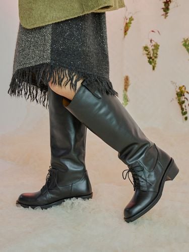 Ride With Me Long Boots_Black - ENLUNIQ - Modalova