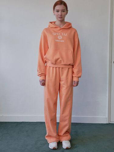 Lossy Wide String Sweat Pants_Orange - LOSSYROW - Modalova